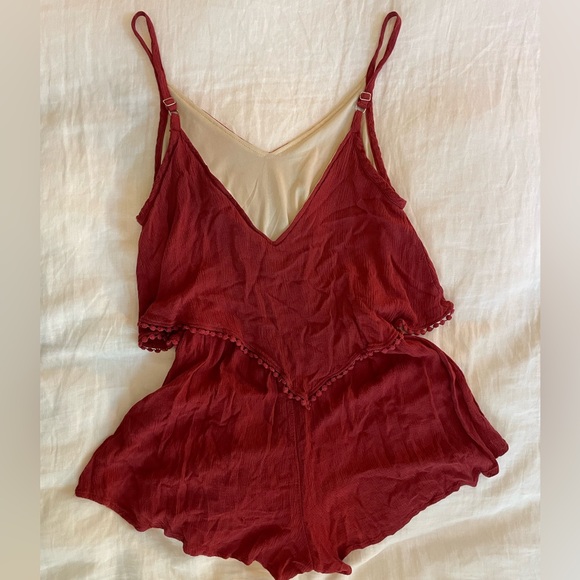 Red Romper - Picture 2 of 4